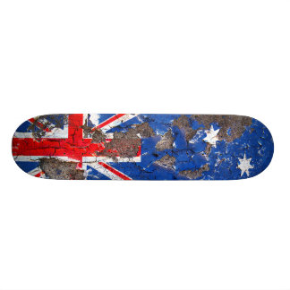 Bekymrade nationer - Australien (skateboarden) Mini Skateboard Bräda 18,7 Cm