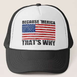 Bekymrat DÄRFÖR ATT 'MERICA SOM ÄR DÄRFÖR Keps