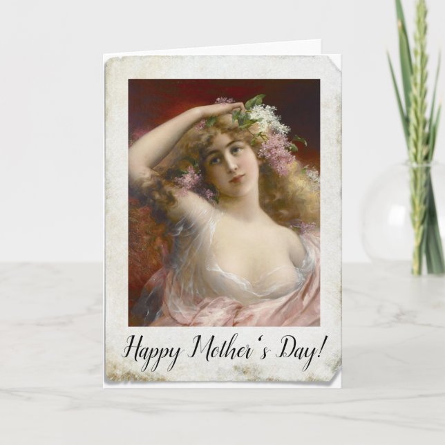 Bekymrat fotografera av Victoriandam Helgkort (Framsida)