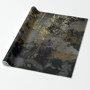 Bekymrat guld och Black-09 Presentpapper