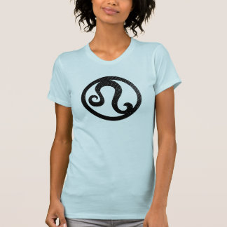 Bekymrat Leo astrologiskt symbol Tee Shirt