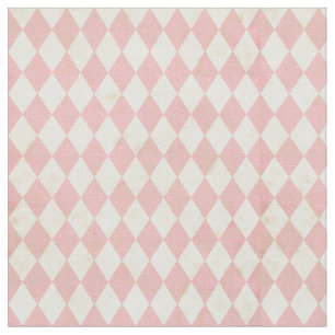 Bekymrat rosa Argyle tryck Tyg