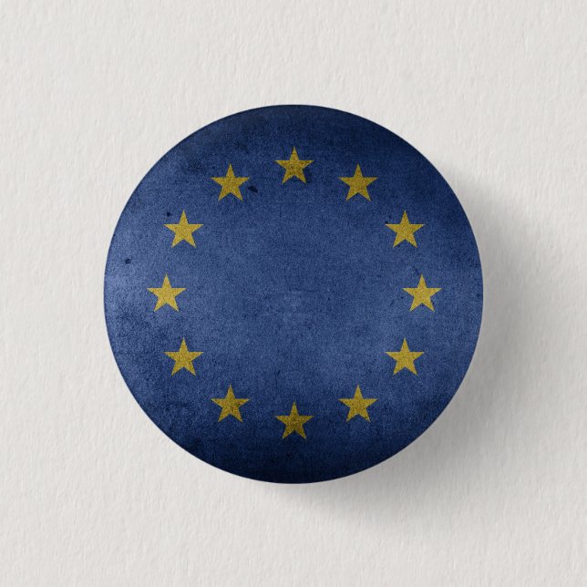 Bekymrat verkställa EGflagga Anti Brexit - Knapp (Framsida)