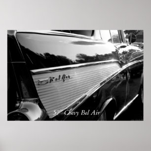 Bel Air 57" Chevy Bel Air Poster
