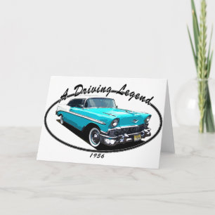 BEL AIR BLÅTT 1956 KORT