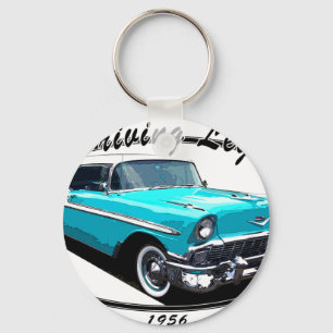 BEL AIR BLÅTT 1956 NYCKELRING