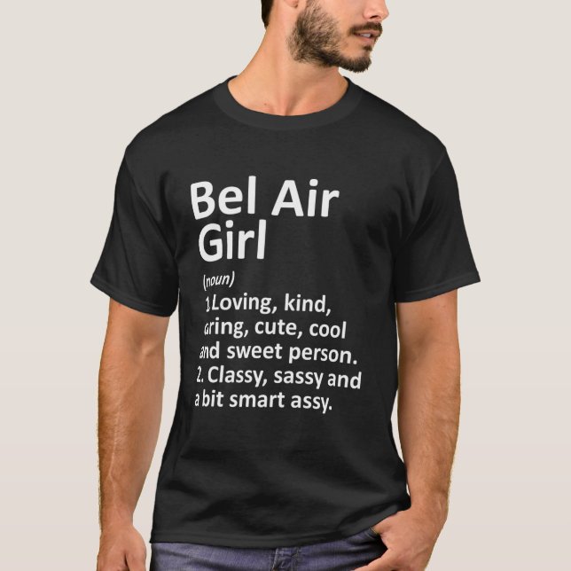 Bel Air Md Maryland City Hem Rötter T Shirt (Framsida)