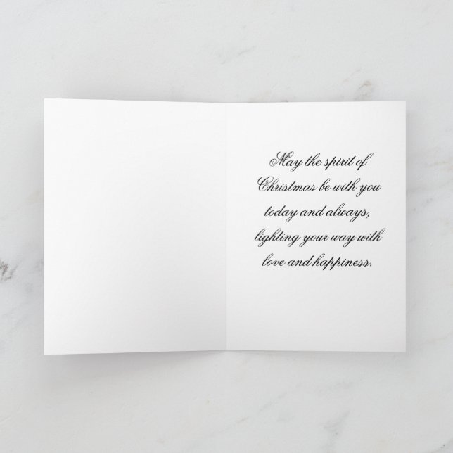 Bela Brown jul Hope! Helgkort (Inuti)