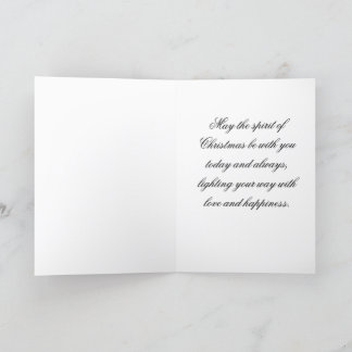 Bela Brown jul Hope! Helgkort