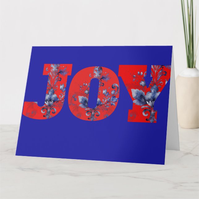 Bela Brown jul Joy Kort (Framsida)