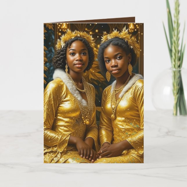 Bela Brown Sisters är som Stars Helgkort (Framsida)