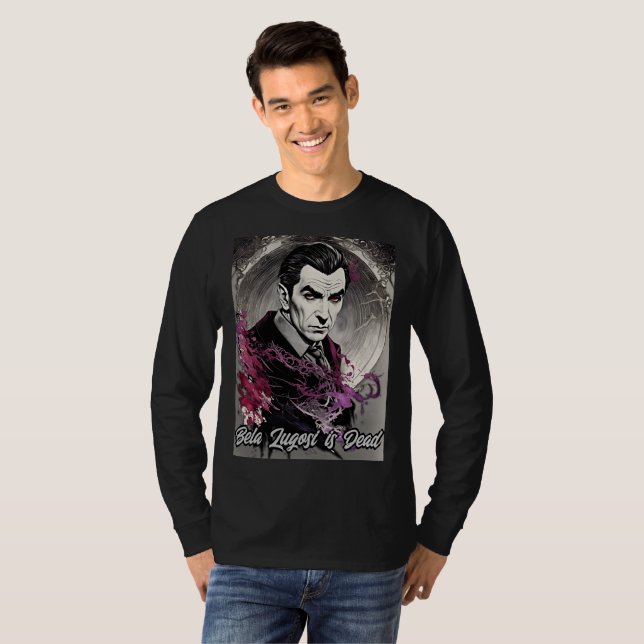 Bela Lugosi är död - Retro Art T Shirt (Hel framsida)