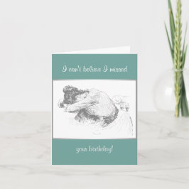 Belad födelsedag kort