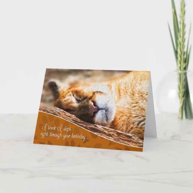 Belagd födelsedagskalkmålning kort (Framsida)