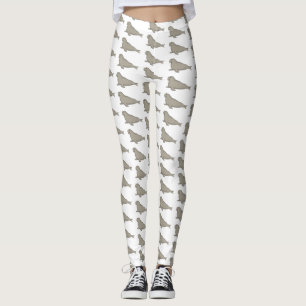 Belägg för tecknad av elefantsäl leggings