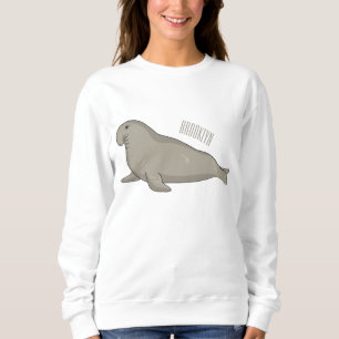 Belägg för tecknad av elefantsäl t shirt