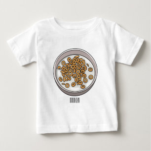 Belägg för tecknad av spannmål t shirt