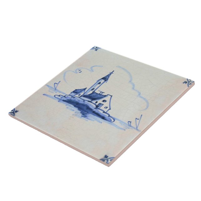 Belägger med tegel antikvariska Delft för Kakelplatta (Sidan)