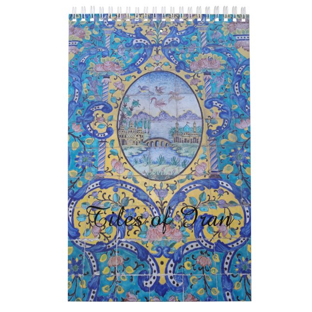 Belägger med tegel av Iran arkitektur Kalender (Omslag)
