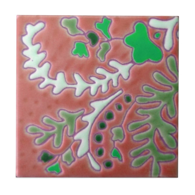 Belägger med tegel den indiska Paisley Kakelplatta (Framsidan)