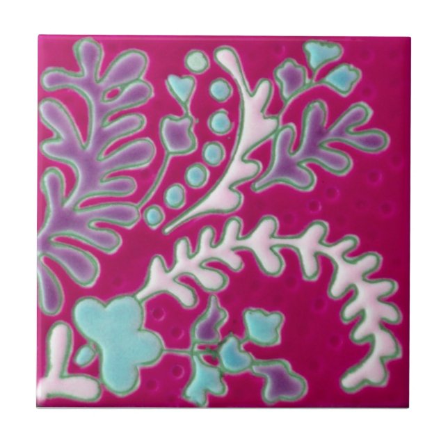 Belägger med tegel den indiska Paisley Kakelplatta (Framsidan)