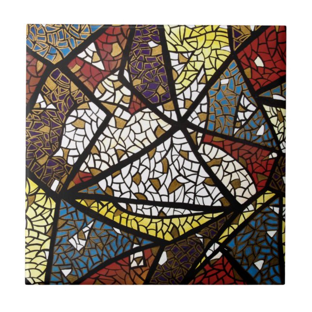 Belägger med tegel den keramiska små julen för kakelplatta (Framsidan)