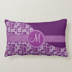 Belägger med tegel initiala lilor för lumbarkudde