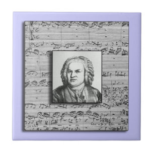 Belägger med tegel keramisk Bach barock musik Kakelplatta