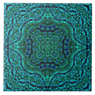 Belägger med tegel mandalaen "för den AquaGeo Kakelplatta