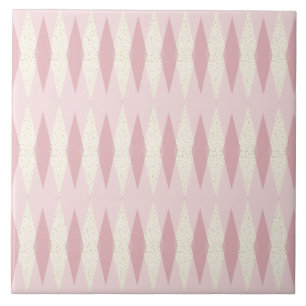 Belägger med tegel moderna rosa Argyle för det Kakelplatta