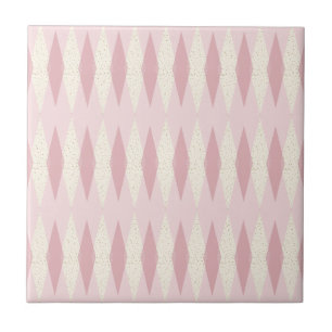 Belägger med tegel moderna rosa Argyle för det Kakelplatta