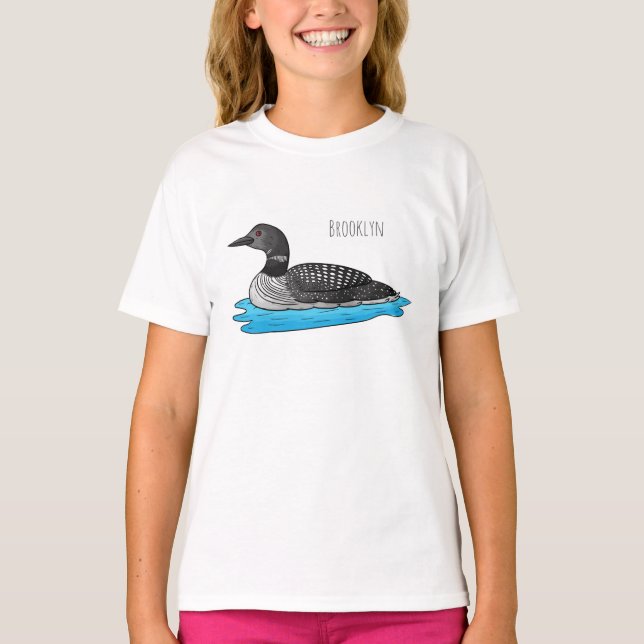 Beläggningsbild för fåglars tecknad t shirt (Framsida)