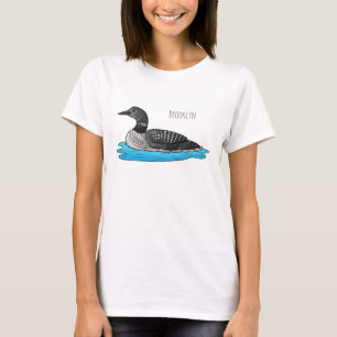 Beläggningsbild för fåglars tecknad t shirt