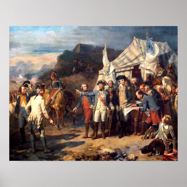 Belägring av Yorktown, Art Print Poster (Framsidan)