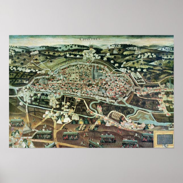 Belägringen av Chartres 1568 Poster (Framsidan)