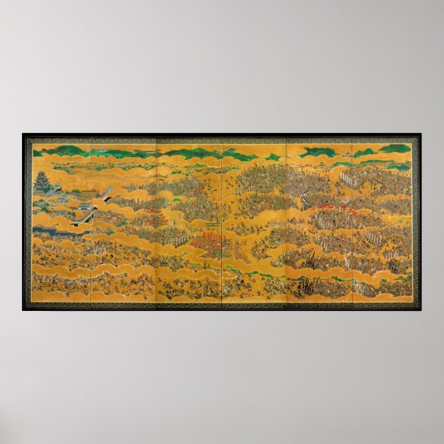 Belägringen av Osaka Castle Poster (Framsidan)