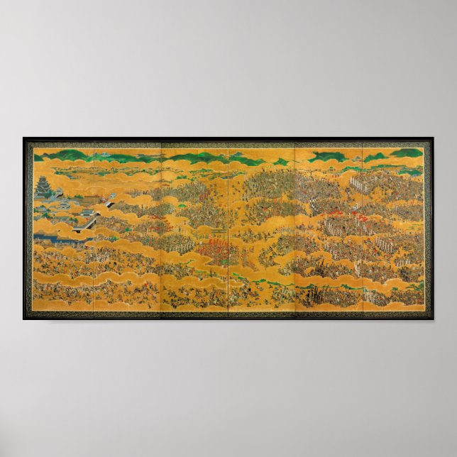 Belägringen av Osaka Castle Poster (Framsidan)