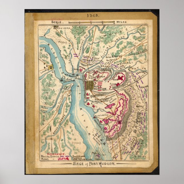 Belägringen av Port Hudson Poster (Framsidan)