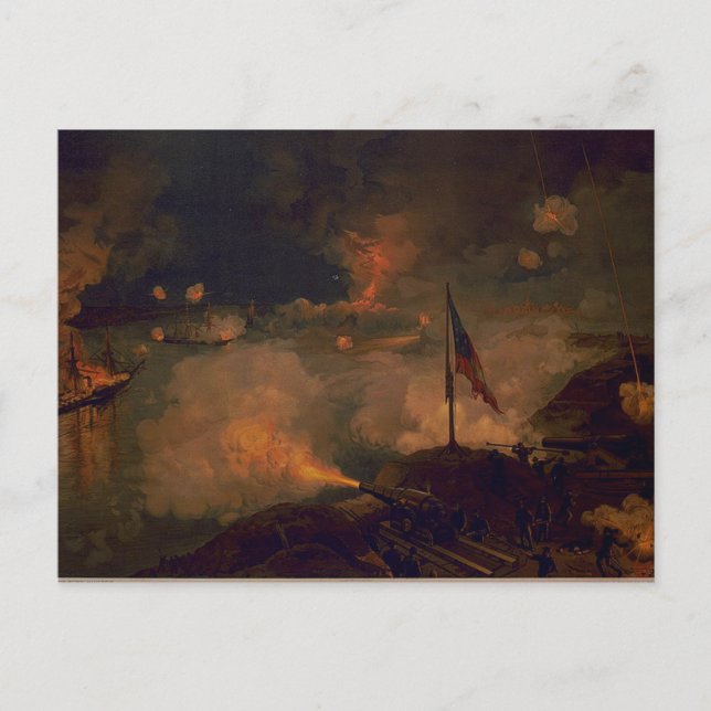 Belägringen av Port Hudson Vykort (Framsida)