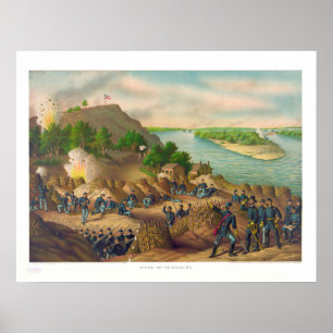 Belägringen av Vicksburg 13 15 17 Corps Gen US Gra Poster