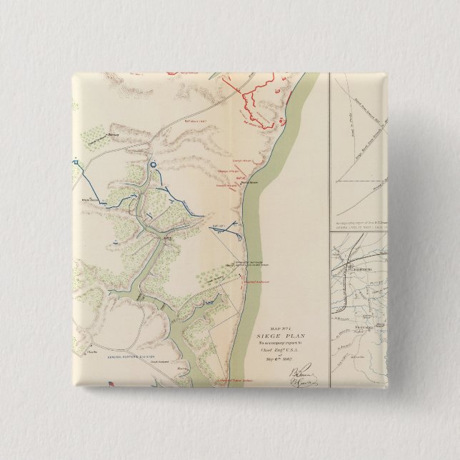 Belägringen av Yorktown Knapp (Framsida)