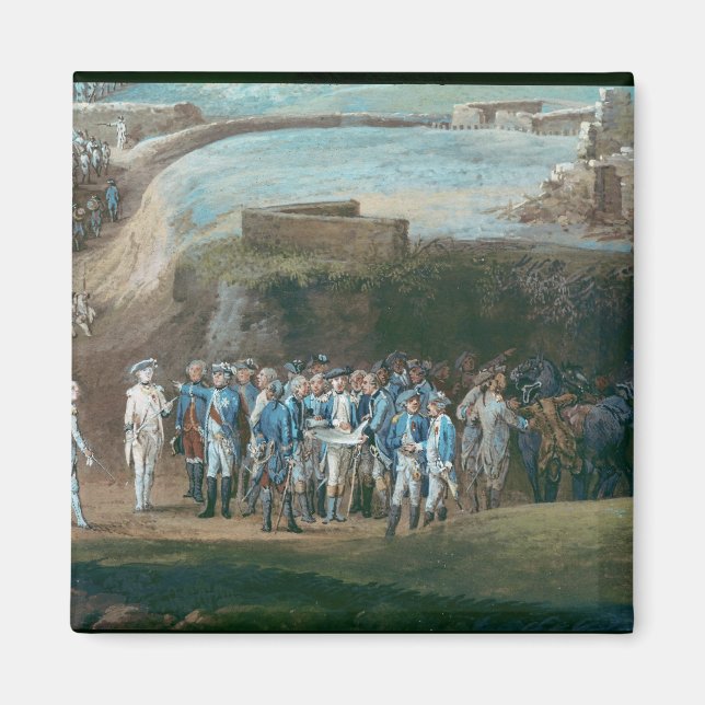 Belägringen av Yorktown Magnet (Framsidan)