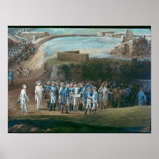 Belägringen av Yorktown Poster (Framsidan)