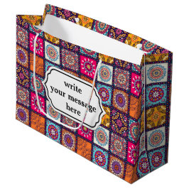 Belagt med tegel mönster för multifärgad