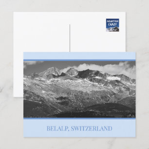 Belalp och Hohstock, Schweiz Vykort