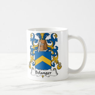 Belanger familjvapensköld kaffemugg