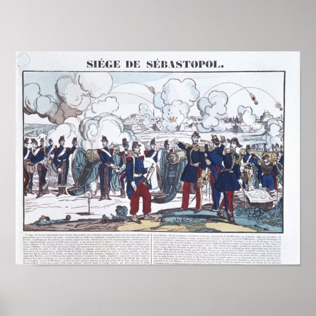 Beläning of Sebastopol, 1854-55 Poster (Framsidan)