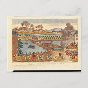 Beläningen i Wien den 10 maj 1809 Vykort