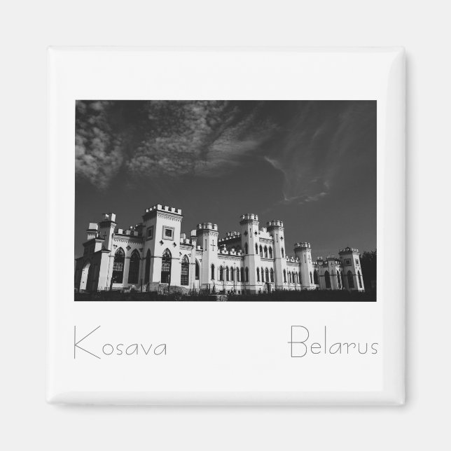 Belarus Беларусь Kosava Slott Magnet (Framsidan)