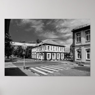 Belarus Беларусь Lepel Arkitektur Affisch